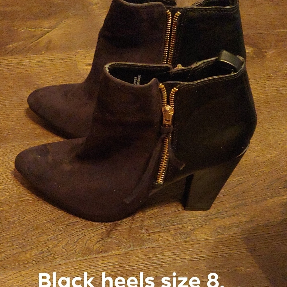 Black heels